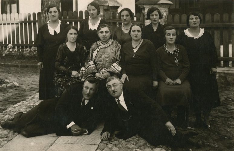 Halicz Karaites Group in Vilnius, c. 1933, photo archive of the Association of Polish Karaites